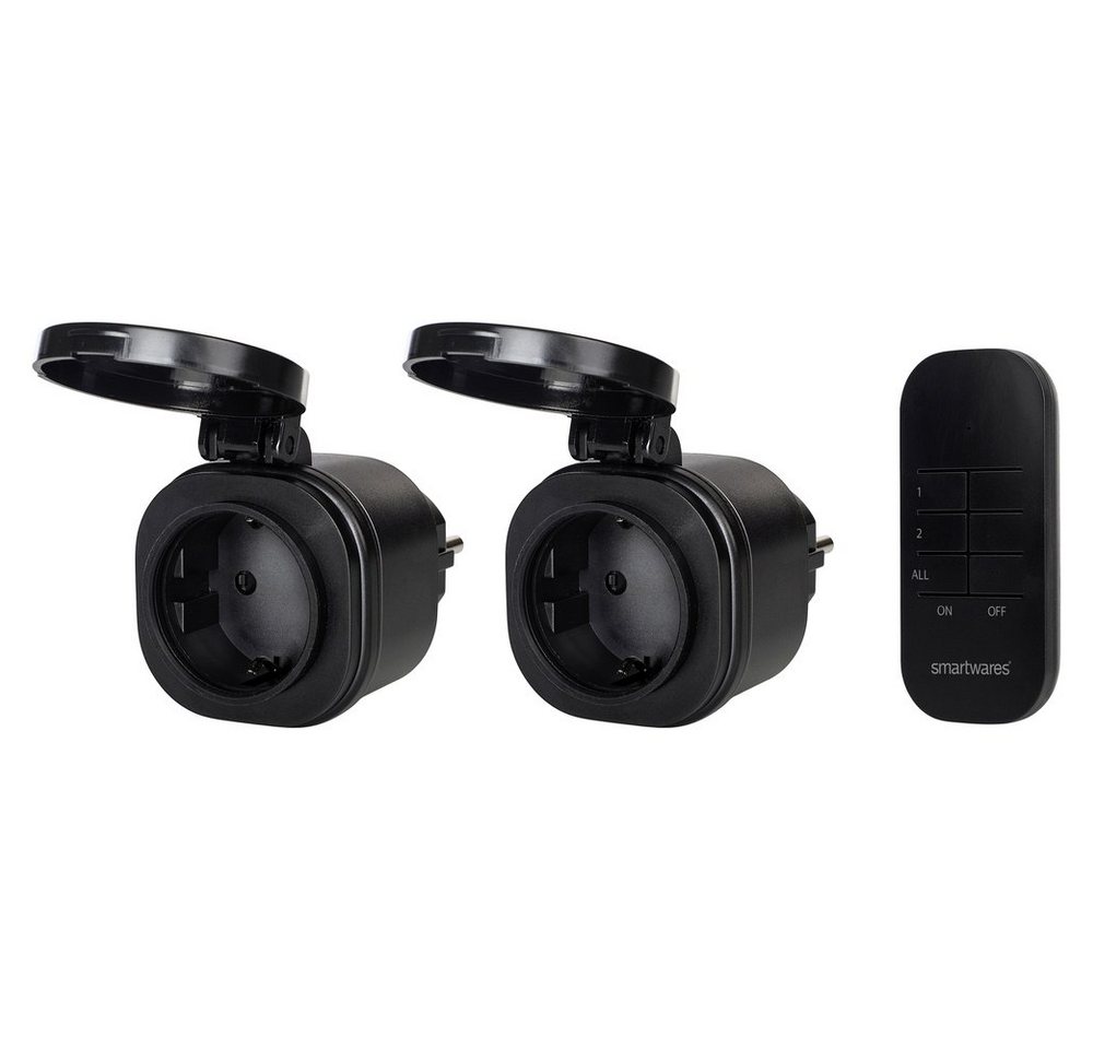 smartwares Smartwares SH4-99653 FSK 433 MHz Funk-Steckdosen-Set SH4-99653 Smart-Home-Zubehör smartwares Smartwares SH4-99653 FSK 433 MHz Funk-Steckdosen-Set SH4-99653 Smart-Home-Zubehör von Smartwares