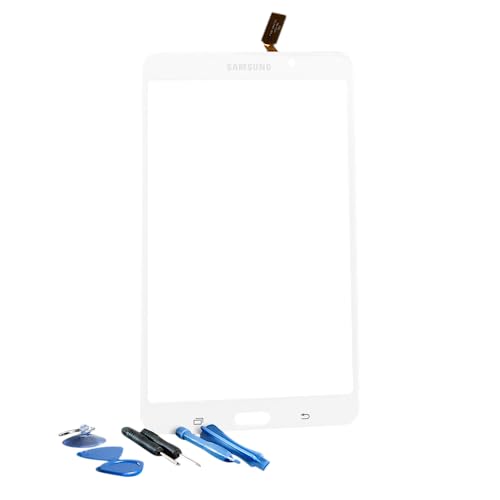 Samsung Galaxy Tab 4 Digitizer Glas 7.0 Touchscreen Display weiß von Smatano