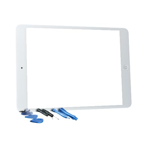 Smatano Apple iPad 4 Digitizer Glas Touchscreen Display mit Homebutton weiß von Smatano