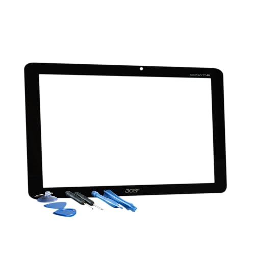 Smatano Tablet Digitizer passend für Acer Iconia Tab A510 Glas Touchscreen schwarz von Smatano