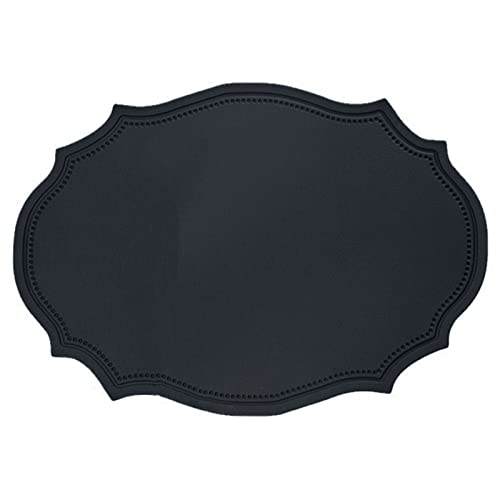 Smbcgdm Isolationspad Tasse Schüssel Teller Topf Esstisch Isoliermatte PVC wiederverwendbar schwarz von Smbcgdm