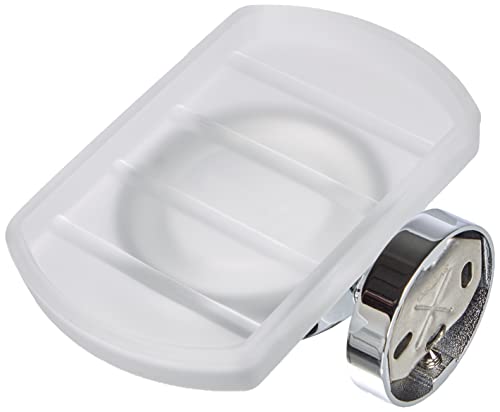 Smedbo Halter mit Seifenschale aus Glas, poliertes Chrom, HK342 Home, Silber, 5,2 x 10 x 17 cm Smedbo Halter mit Seifenschale aus Glas, poliertes Chrom, HK342 Home, Silber, 5,2 x 10 x 17 cm von SMEDBO