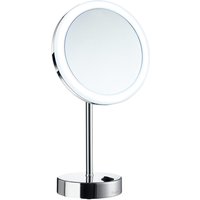 Smedbo Kosmetikspiegel Dual LED OUTLINE, Messing von Smedbo