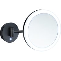 Smedbo Kosmetikspiegel LED schwarz OUTLINE, Messing von Smedbo