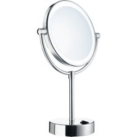 Smedbo Kosmetikspiegel mit LED-Beleuchtung  OUTLINE, Metall von Smedbo
