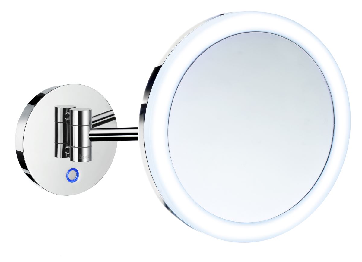 Smedbo Outline Kosmetikspiegel mit Dual LED-Beleuchtung PMMA rund FK485EP von Smedbo