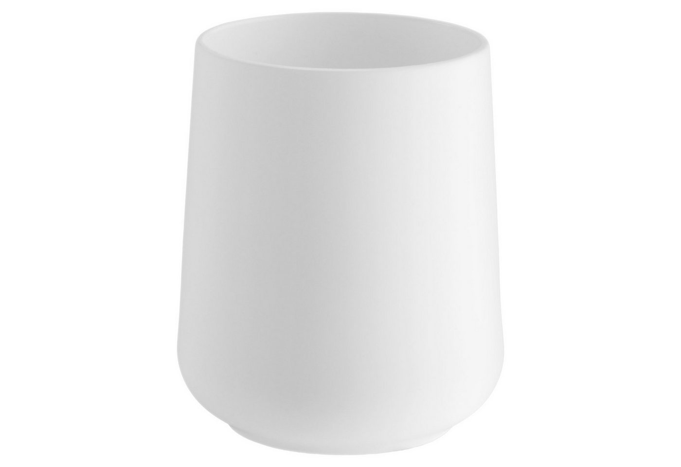 Smedbo Zahnputzbecher BX572 FREE, Weiß, runde Form, Kunststoff, (1-St) von Smedbo