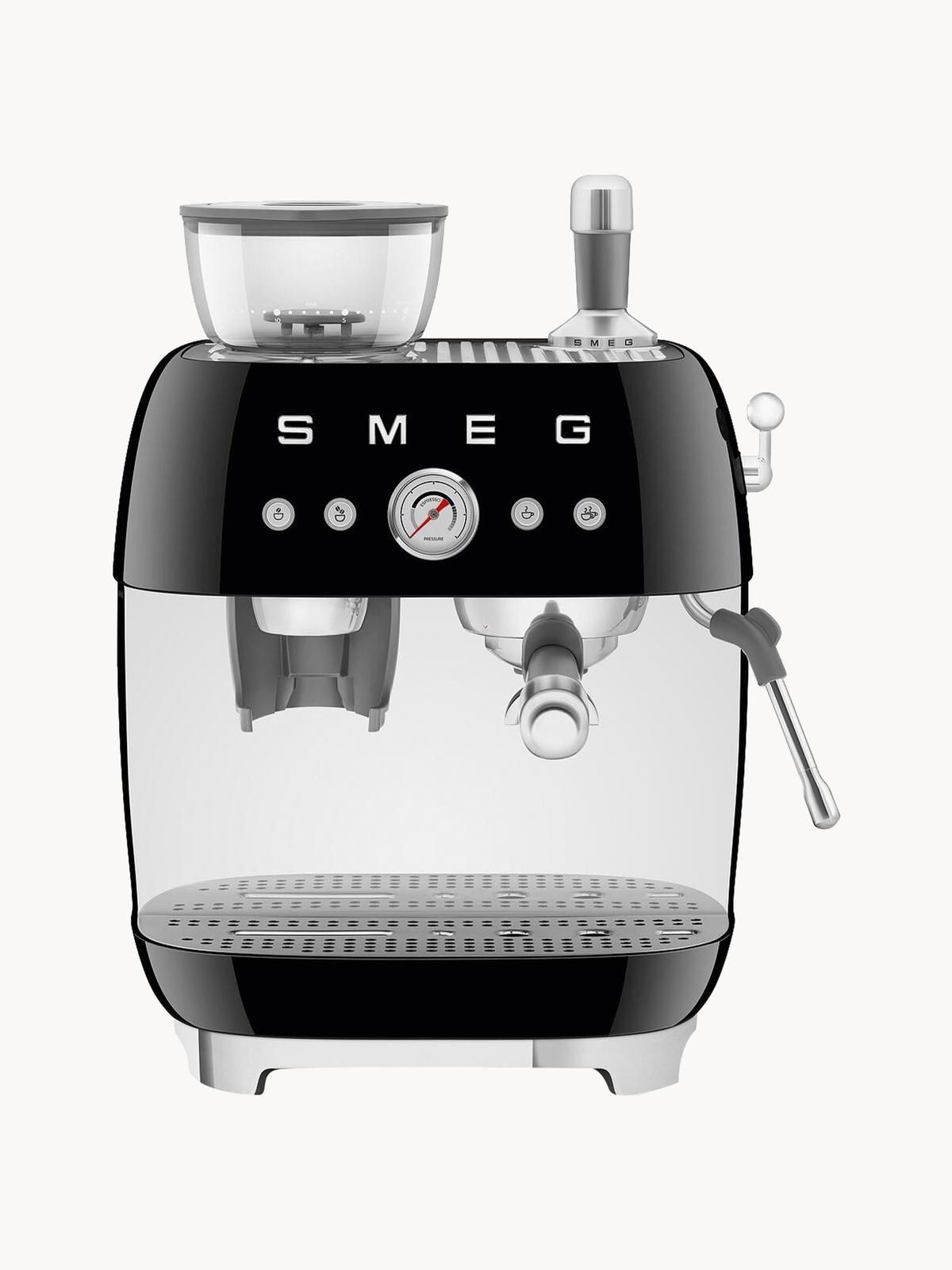 Kaffeemaschine 50's Style mit Siebträger von Smeg