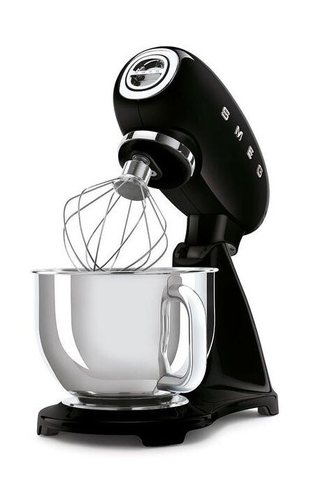 Smeg Küchenmaschine SMF03 4,8 l 800 W 50's Style schwarz von Smeg