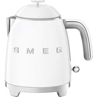 Smeg - Mini Wasserkocher weiß KLF05WHEU 50's Style 0,8 Liter 1400W, Edelstahl von Smeg