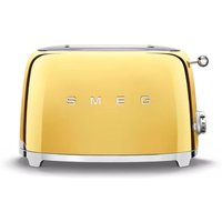 SMEG - 2-Scheiben Toaster TSF01, gold von Smeg