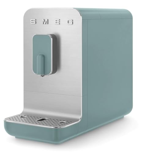 SMEG BCC01EGMEU Automatische Kaffeemaschine, Plastic, Smaragdgrün-Matt von Smeg