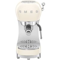 SMEG - Espresso Kaffeemaschine mit Siebträger ECF02, creme, Tritan™ Renew von Smeg