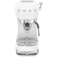 SMEG - Espresso Kaffeemaschine mit Siebträger ECF02, weiß, Tritan™ Renew von Smeg