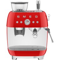 SMEG - Espressomaschine mit Siebträger EGF03, rot von Smeg