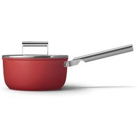 SMEG Kochgeschirr, Kochgeschirr, Saucepan, 50's Style, Rot von Smeg