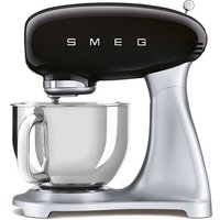 SMEG Küchenmaschine, 800 W, Schwarz, 50's Style von Smeg