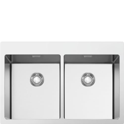 SMEG VR12S3434RS MIRA Spülbecken, Stainless Steel von Smeg