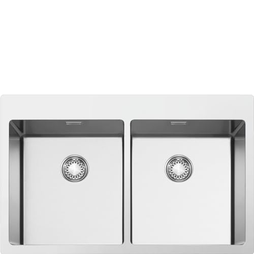 SMEG VR12S4040RS MIRA Spülbecken, Stainless Steel von Smeg