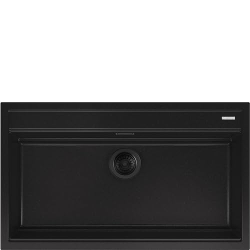 SMEG VSGX860MN QUADRA Spülbecken, Black mat von Smeg