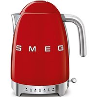 SMEG Wasserkocher, 1,7 I / 7 Tassen, Rot, 50's Style von Smeg