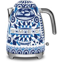SMEG - Wasserkocher 1,7 l (KLF03), Dolce & Gabbana, blu mediterraneo von Smeg