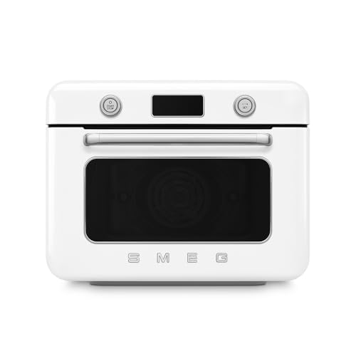 Smeg, COF01WHEU, Dampf-Kombibackofen, 10 Kochfunktionen, 33 automatische Rezepte, abnehmbarer Tank, Dampfgaren, Entkalkungsfunktion, 1800 W Leistung Weiß Smeg, COF01WHEU, Dampf-Kombibackofen, 10 Kochfunktionen, 33 automatische Rezepte, abnehmbarer Tank, Dampfgaren, Entkalkungsfunktion, 1800 W Leistung Weiß von Smeg