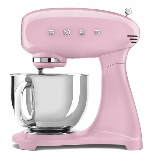 Smeg, SMF03PKEU Küchenmaschine, 10 Geschwindigkeitsstufen, Planetenrührwerk, Sicherheitsabschaltung, 2 Rührbesen, Kugelgriff aus Edelstahl, 800 W, Rose Smeg, SMF03PKEU Küchenmaschine, 10 Geschwindigkeitsstufen, Planetenrührwerk, Sicherheitsabschaltung, 2 Rührbesen, Kugelgriff aus Edelstahl, 800 W, Rose von Smeg
