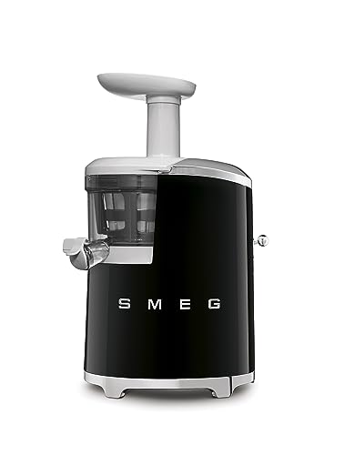 Smeg SJF01BLEU Entsafter, 18/8 Stainless Steel, Schwarz von Smeg