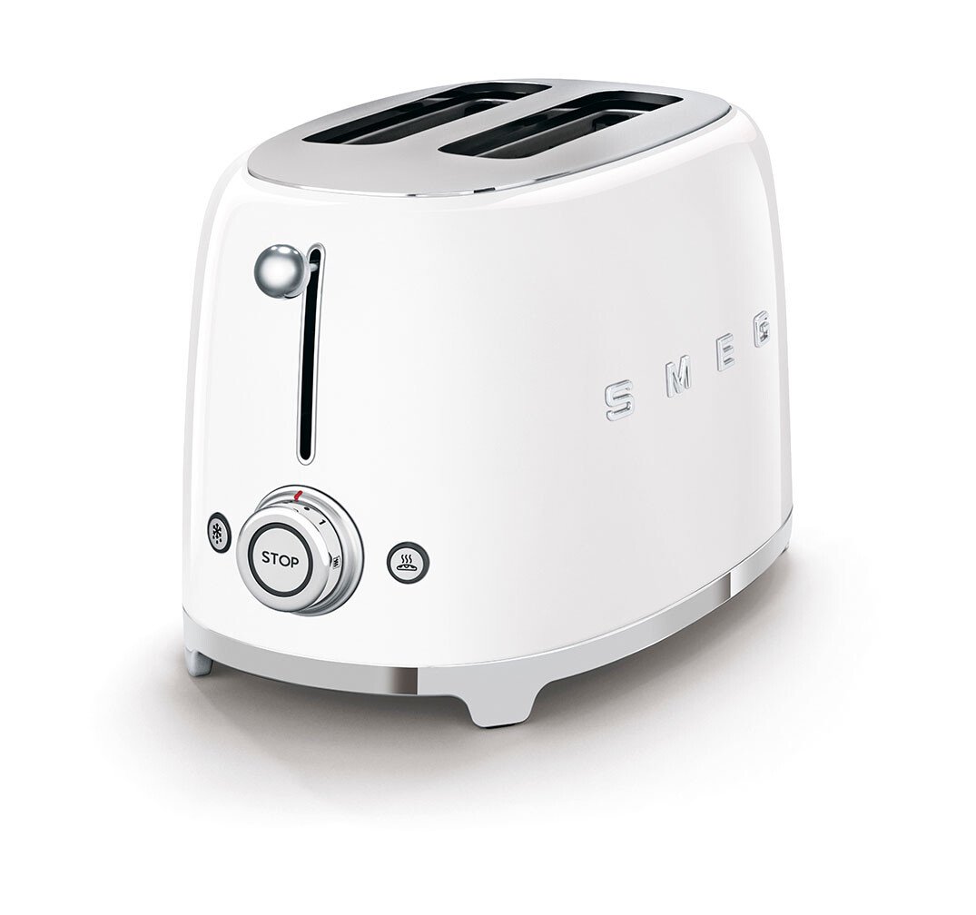 Smeg 2-Scheiben-Toaster TSF01 950 W 50's Style weiss von Smeg