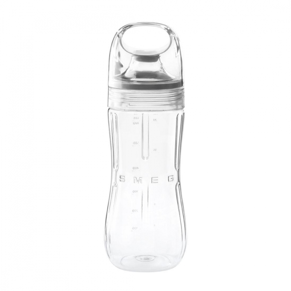 Smeg - BLF01 Bottle to Go Trinkflasche/ Aufsatz - transparent/H 24,5cm / Ø 8,5cm/für Standmixer BLF01 von Smeg