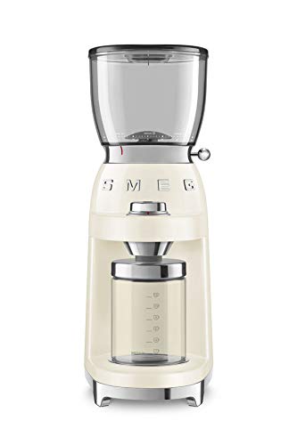 Smeg CGF01CREU Kaffeemühle, 150, Stainless Steel, Creme von Smeg