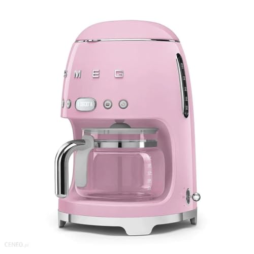 SMEG DCF02PKEU Filterkaffeemaschine, Plastic, 1.4 liters, pink von Smeg