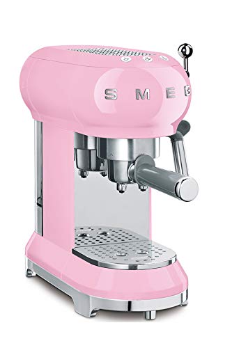 Smeg ECF01PKEU Espressomaschine, 1350, Plastic, 1 Cups, Rose von Smeg