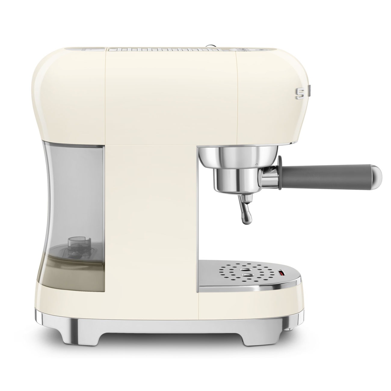 Smeg - ECF02 Espresso Kaffeemaschine mit Siebträger Tritan™ Renew - creme/lackiert/BxHxT 33x14,9x30cm/220-240V/50-60Hz/1350W/Schukostecker von Smeg