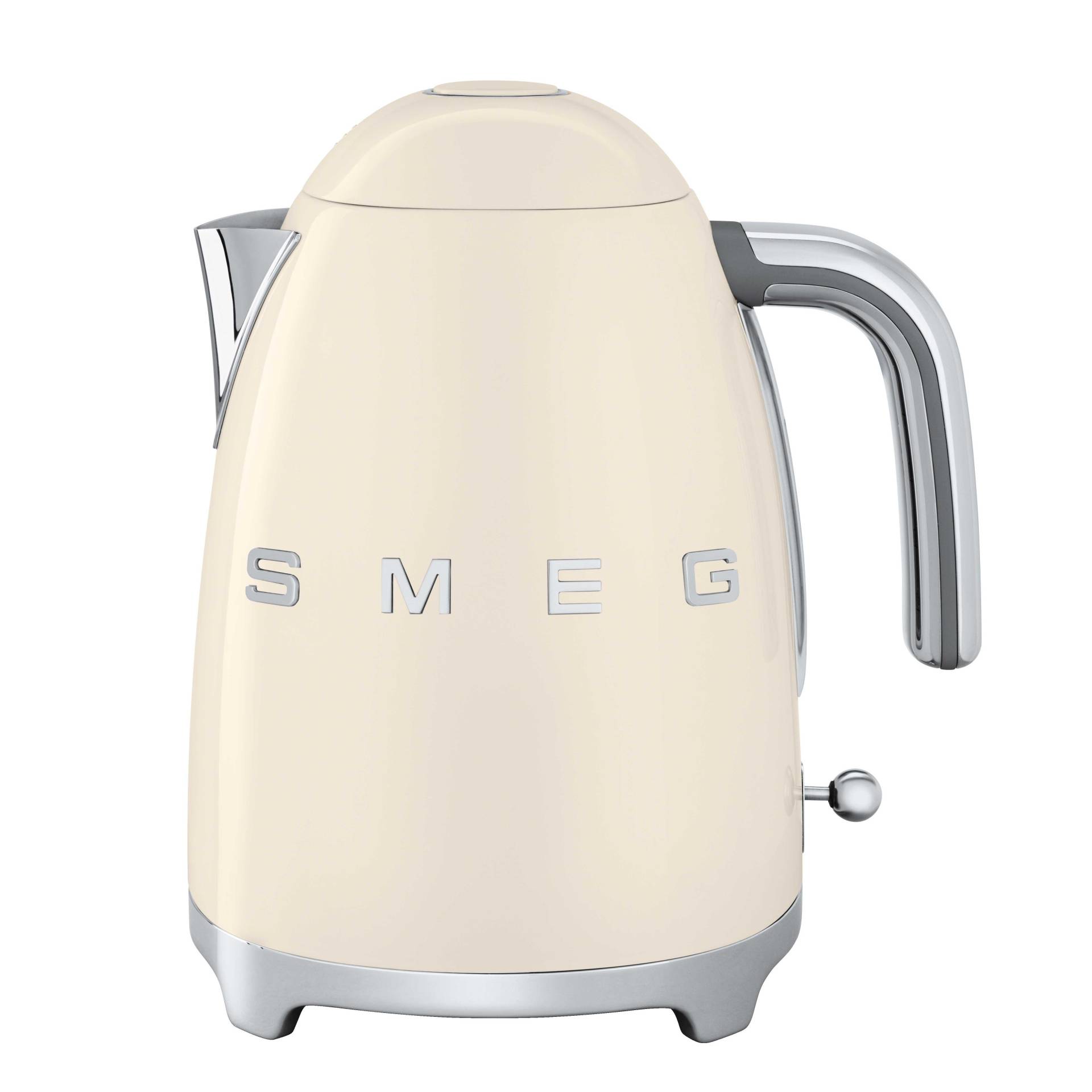 Smeg - KLF03 Wasserkocher 1,7L - creme/lackiert/BxHxT 22,3x24,8x17,1cm/integriertes Heizelement/Soft-Opening von Smeg