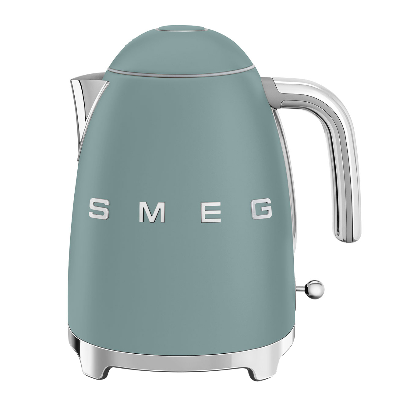 Smeg - KLF03 Wasserkocher matt 1,7L - smaragdgrün/matt/BxHxT 22,3x24,8x17,1cm/integriertes Heizelement/Soft-Opening von Smeg