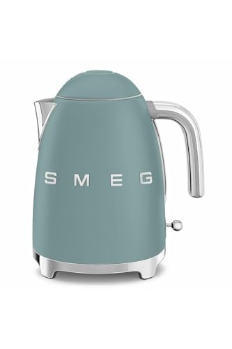 Smeg KLF03EGMEU kettle Smaragdgrün, Ästhetik im Stil der 50er years von Smeg