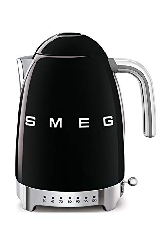 Smeg KLF04BLEU Wasserkocher, 2400, 1.7 liters, Schwarz, One Size von Smeg