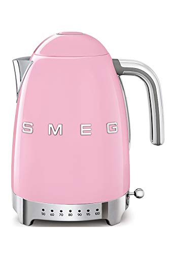 Smeg KLF04PKEU Wasserkocher, 2400, Metall, 1.7 liters, Pastellrosa von Smeg