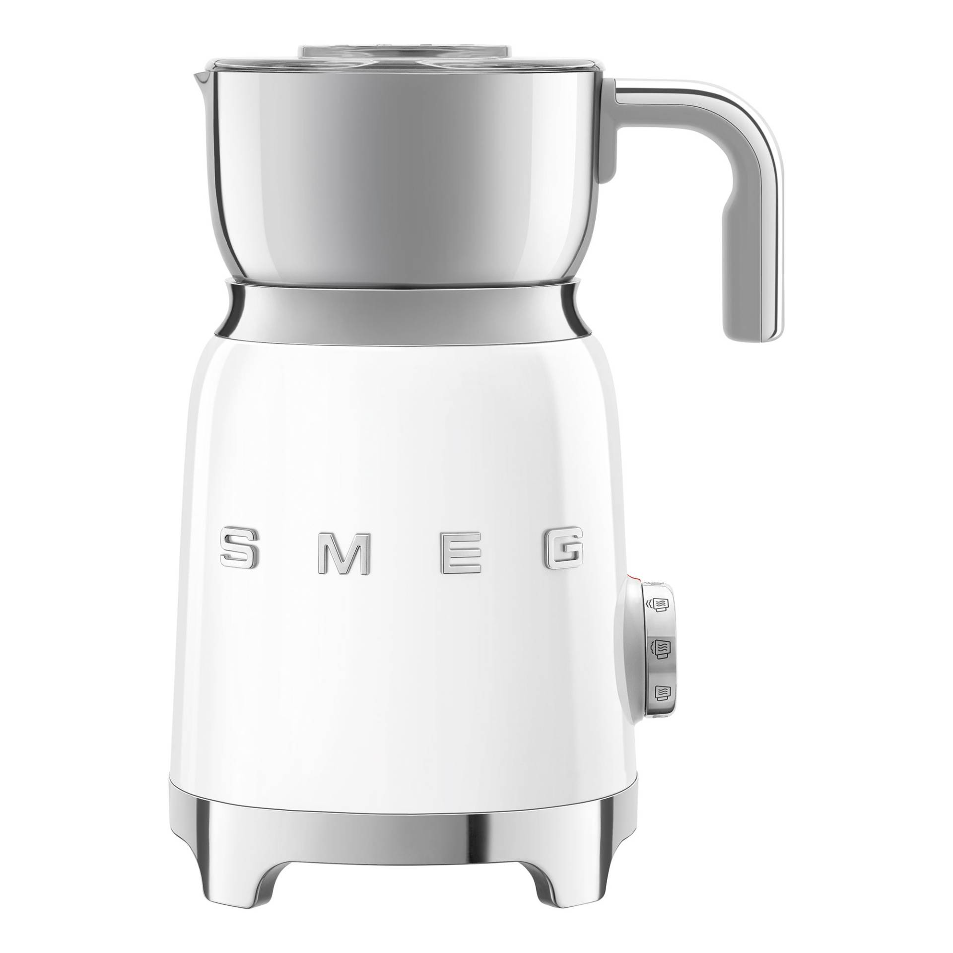 Smeg - MFF11 Milchaufschäumer Tritan™ Renew - weiß/lackiert/BxHxT 18,4x25,1x14,2cm von Smeg