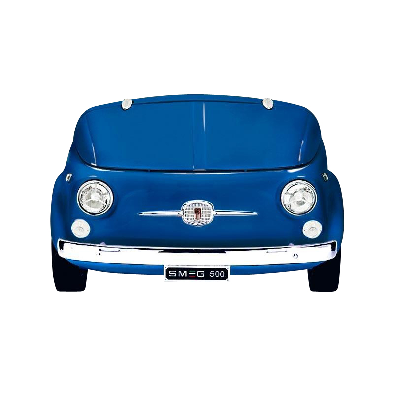 Smeg - SMEG500 Minibar/ Kühltruhe - blau/lackiert/Fiat500 Retro-Design/BxHxT 125x83x80cm von Smeg