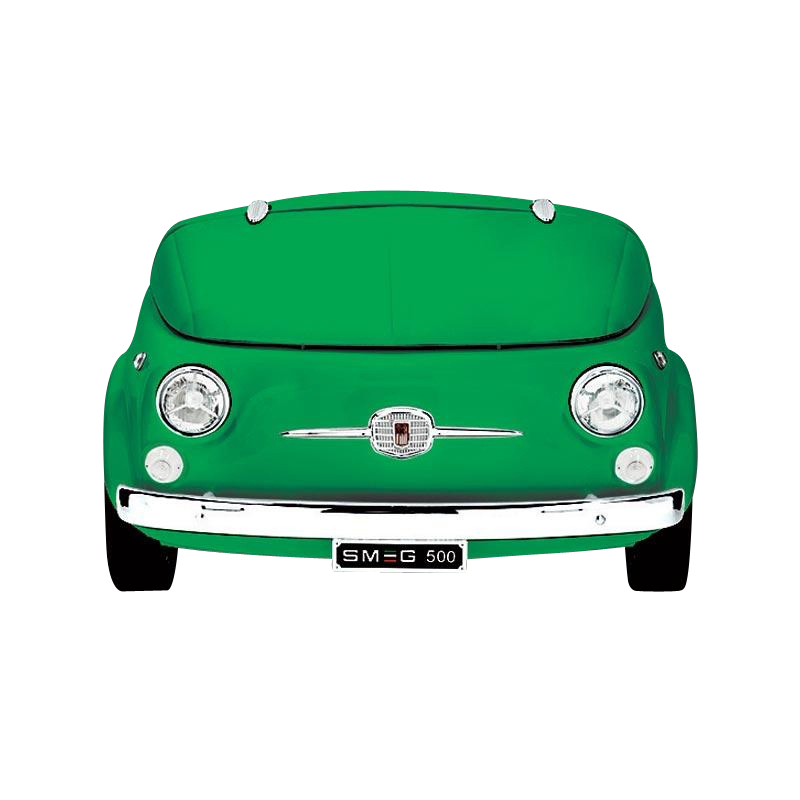 Smeg - SMEG500 Minibar/ Kühltruhe - grün/lackiert/Fiat500 Retro-Design/BxHxT 125x83x80cm von Smeg