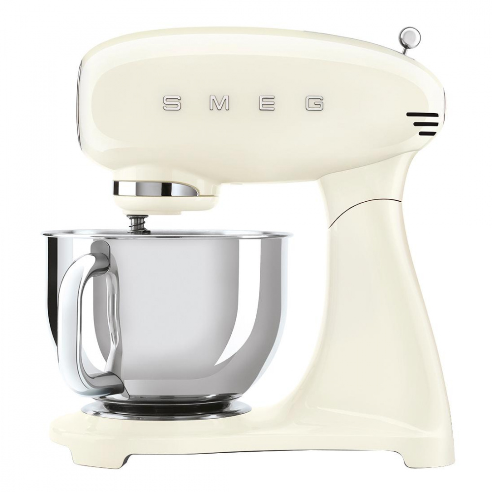 Smeg - SMF03 Küchenmaschine Voll-Farbe - creme/lackiert/BxHxT 40,2x37,8x22,1cm/10 Geschwindigkeits-Stufen mit Smooth-Start von Smeg