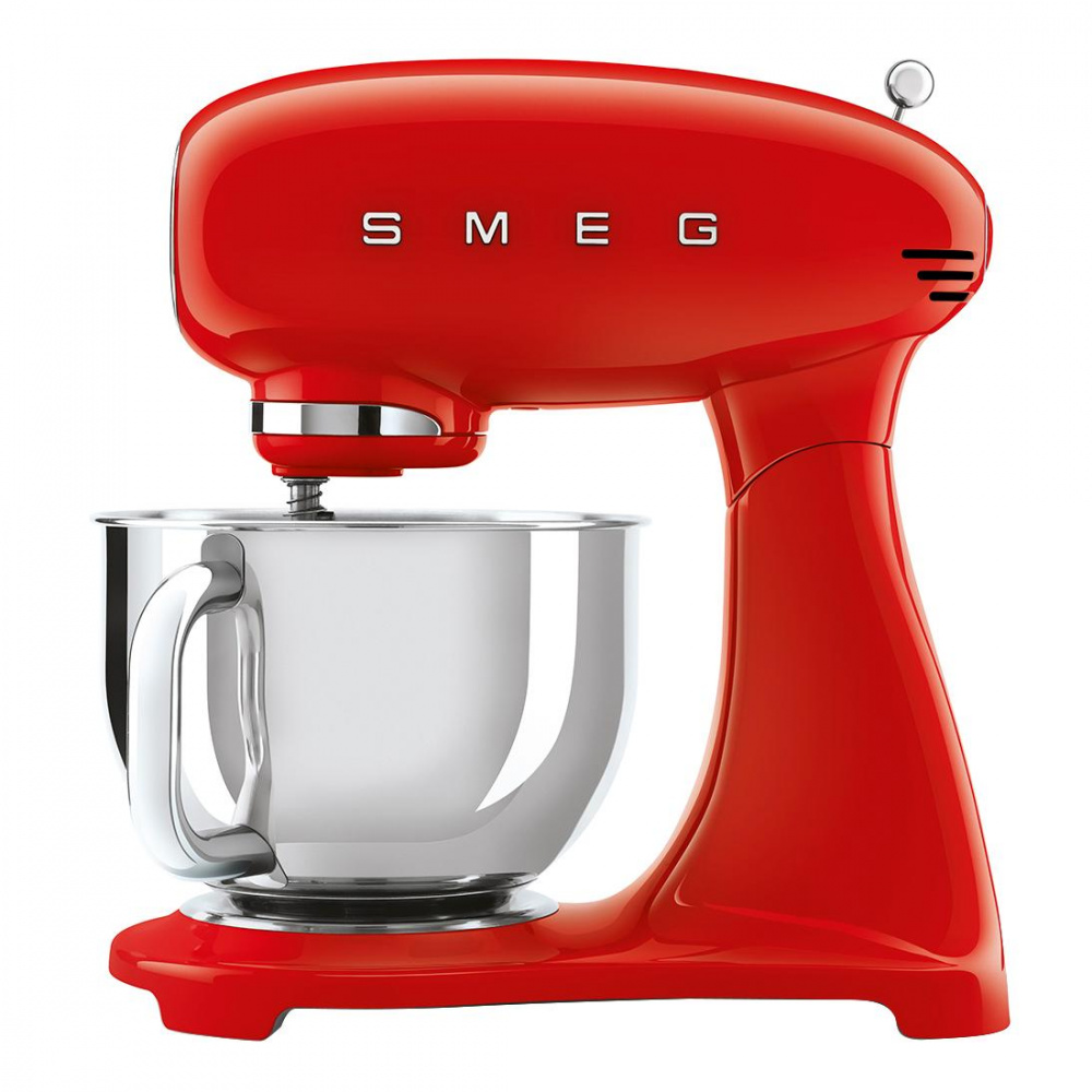 Smeg - SMF03 Küchenmaschine Voll-Farbe - rot/lackiert/BxHxT 40,2x37,8x22,1cm/10 Geschwindigkeits-Stufen mit Smooth-Start von Smeg
