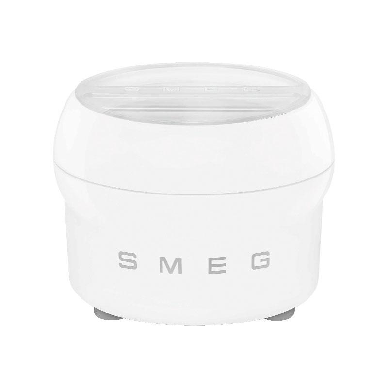 Smeg - SMIC01 Eismaschinenaufsatz - weiß/für Küchenmaschine SMF01, SMF02, SMF03 von Smeg