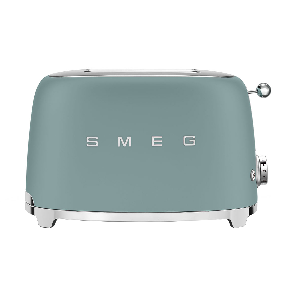 Smeg - TSF01 2-Scheiben Toaster Matt - smaragdgrün/matt /BxHxT 32,5x19,8x19,5cm/6 Röstgradstufen von Smeg