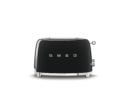Smeg TSF01BLEU Toaster 2 Scheiben, schwarz von Smeg