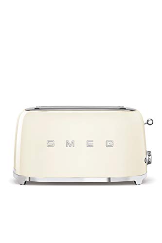 Smeg TSF02CREU Toaster 4 Scheiben, Creme von Smeg