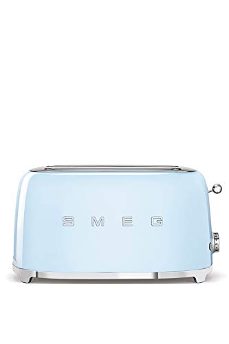 Smeg TSF02PBEU Toaster 4 Scheiben, pastellblau von Smeg